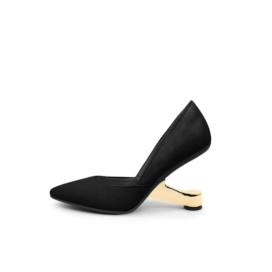 Full Bloom Velvet D Orsay Pumps-0