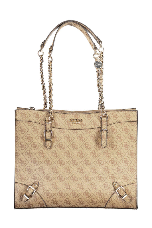 GUESS JEANS BEIGE WOMEN'S BAG-0