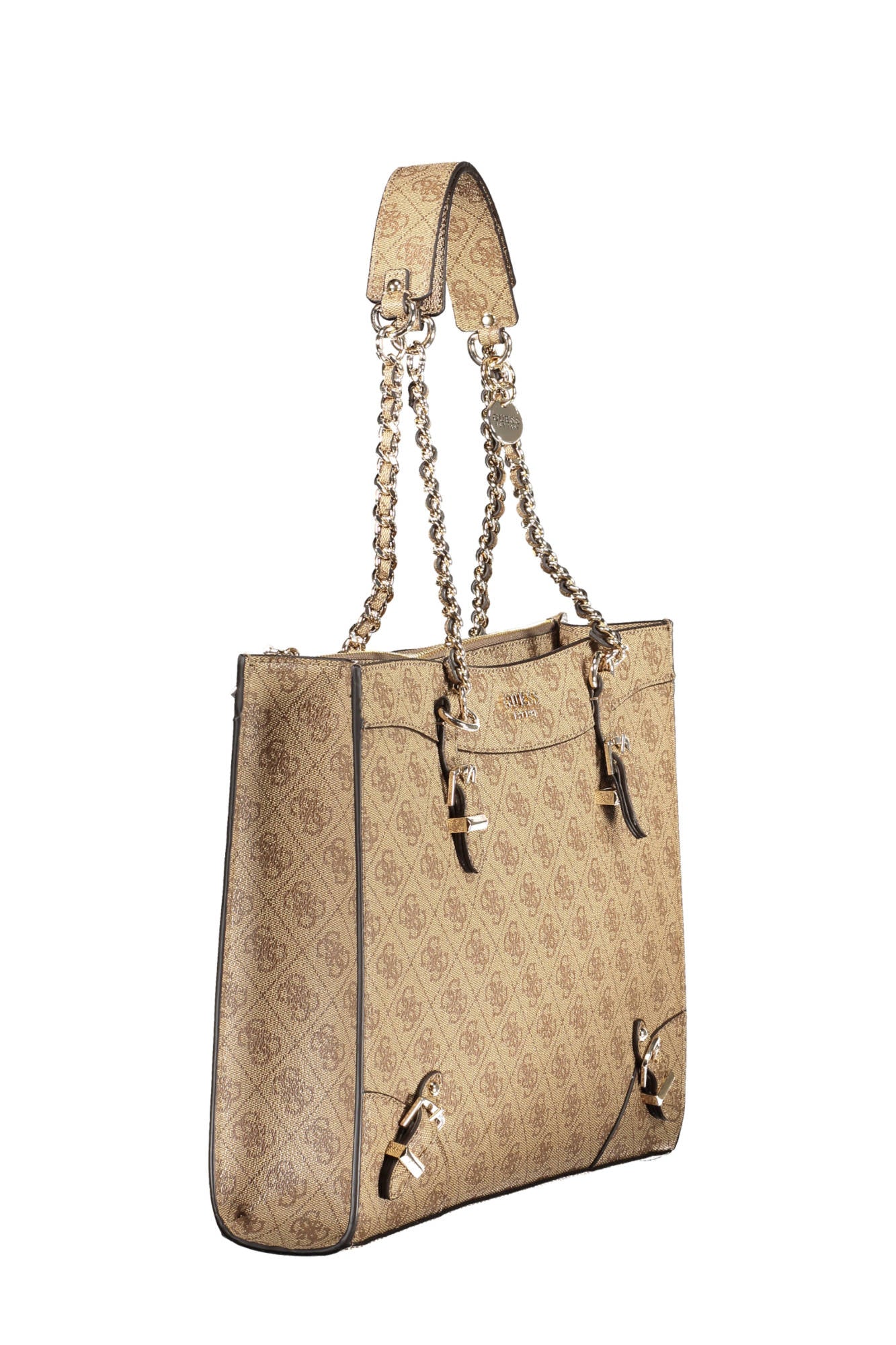 GUESS JEANS BEIGE WOMEN'S BAG-2