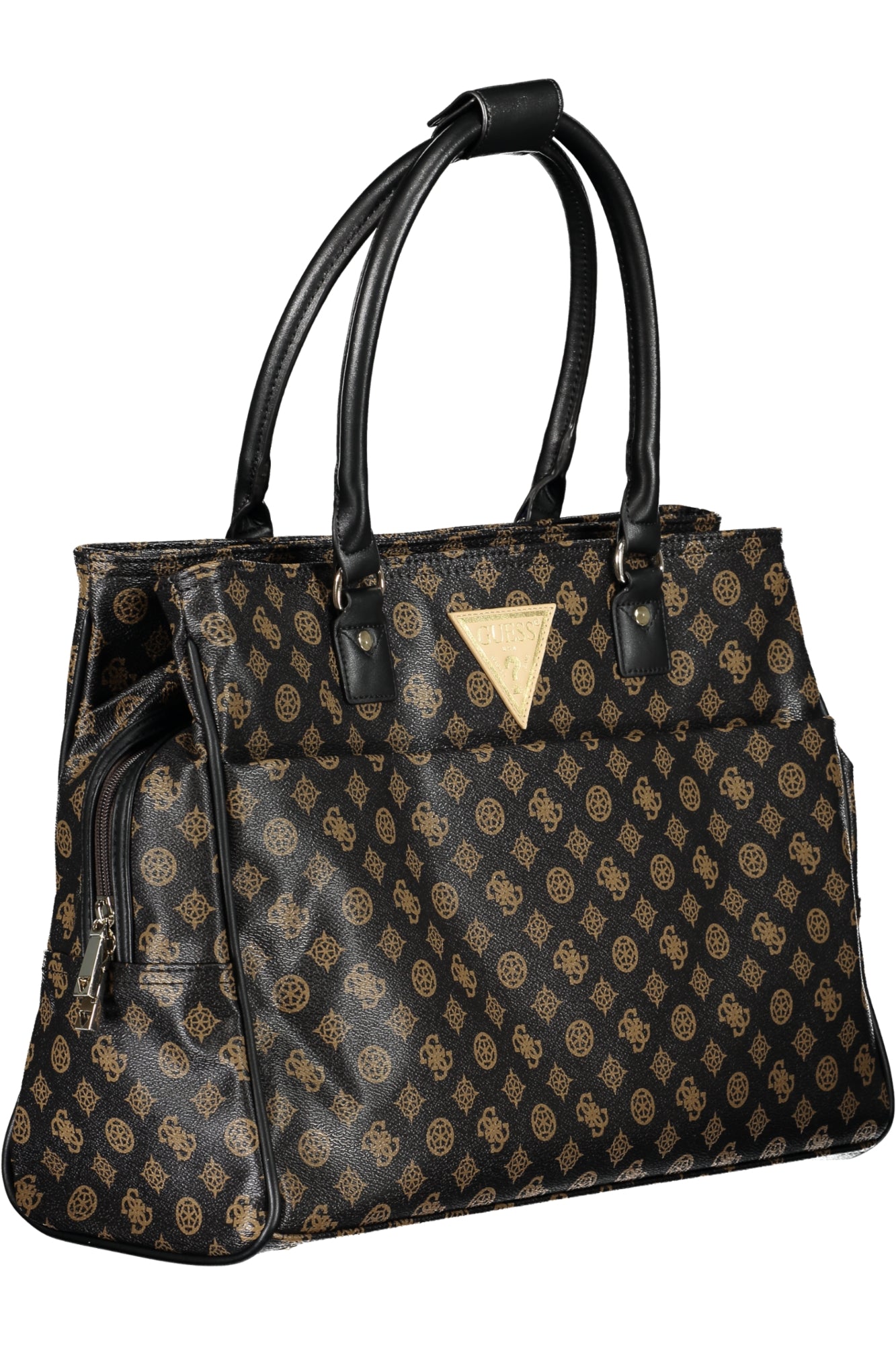 GUESS JEANS BROWN WOMEN'S BAG-1
