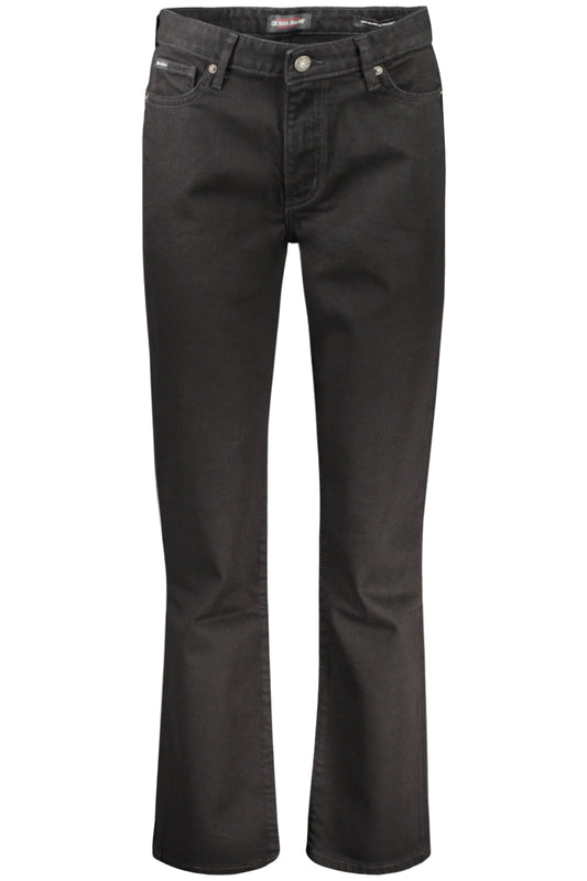 GUESS JEANS WOMEN'S BLACK DENIM JEANS-0