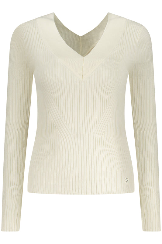 GUESS JEANS WOMEN'S WHITE SWEATER-0