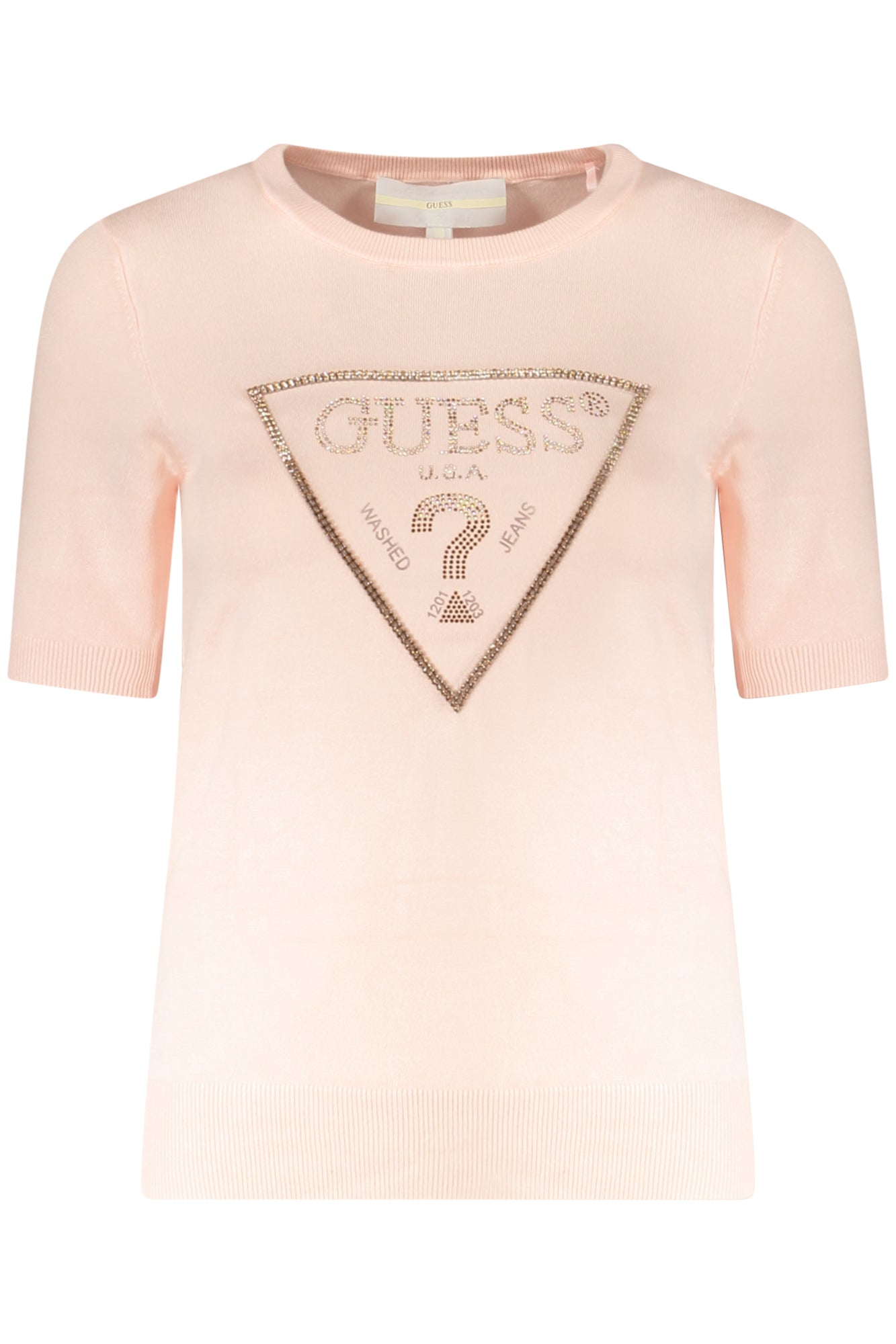 GUESS JEANS WOMEN'S PINK SWEATER-0