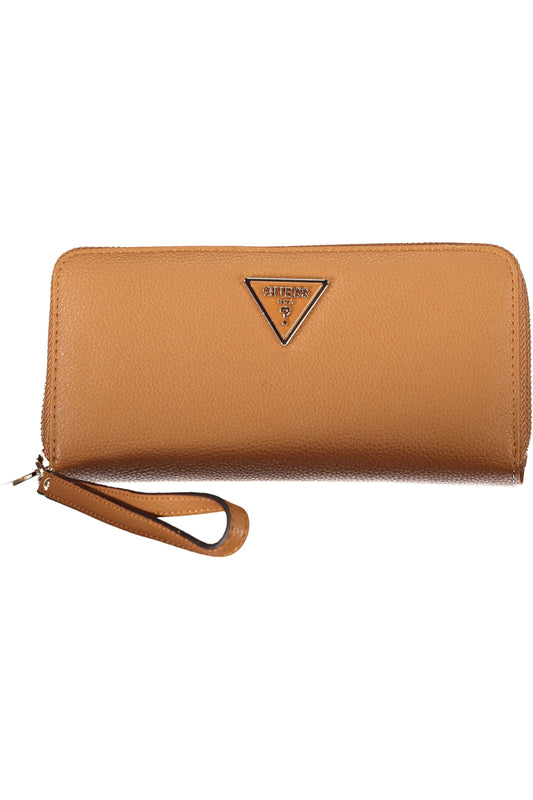 GUESS JEANS WOMEN'S WALLET BROWN-0