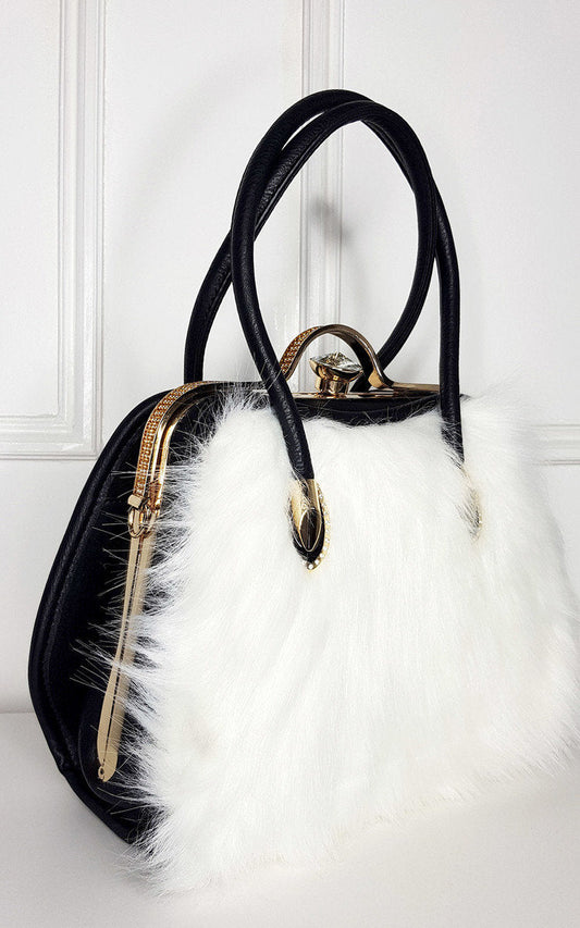 Faux Fur Handbag-0