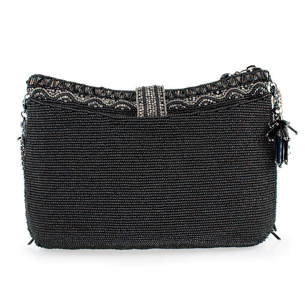 Shimmy, Black Crossbody Handbag by Mary Frances-1