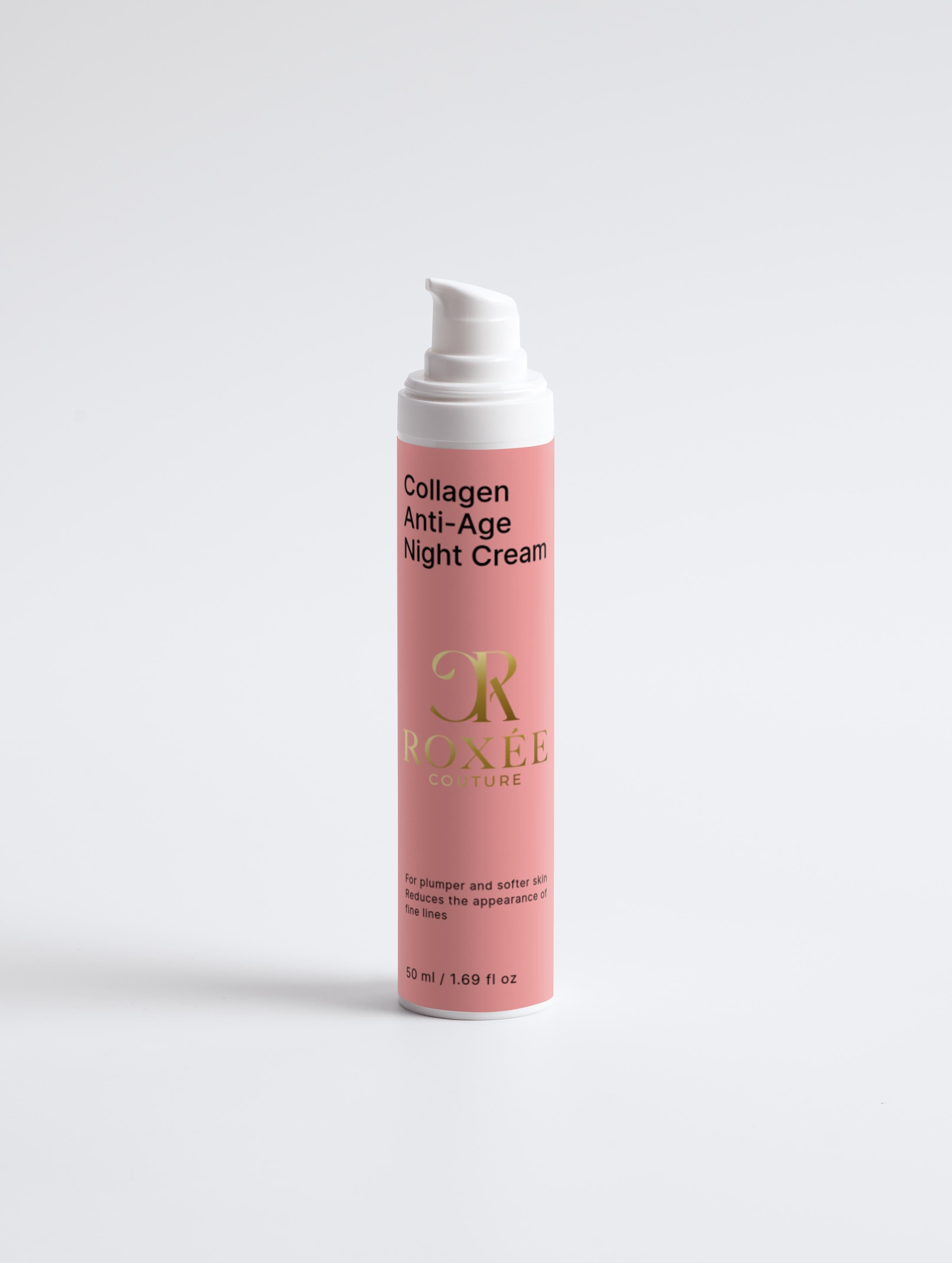 Collagen Anti-Age Night Cream Roxee Couture Skincare